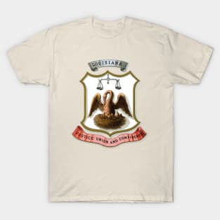 1876 Louisiana Coat of Arms T-Shirt